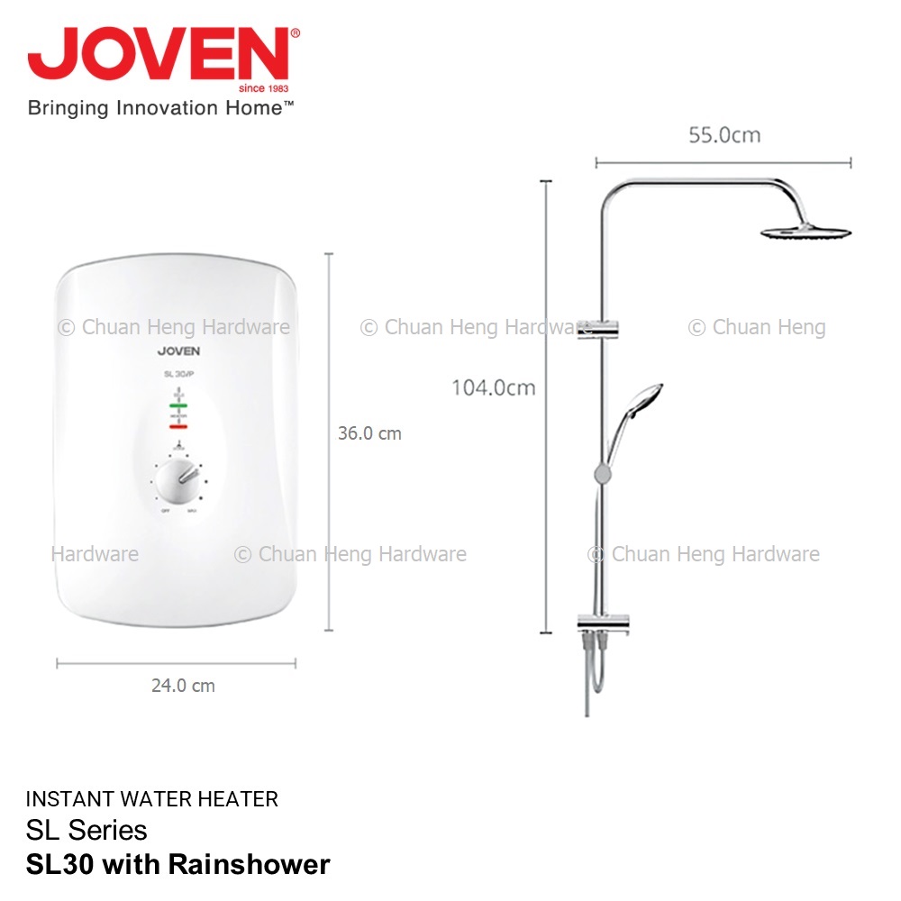 SL30 with Rainshower Measurements • Bar TBC